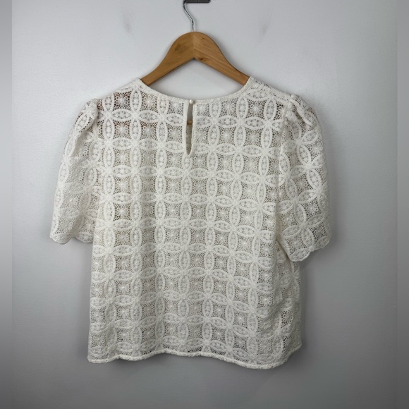 Sezane White Lace Top - Picture 2 of 6